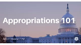 Webinar: Appropriations 101