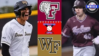 Fordham vs #1 Wake Forest Highlights | 2024 College Baseball Highlights