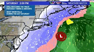 Timing out the Saturday nor'easter bringing snow and wind to Connecticut