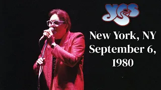 Yes Live in New York, 1980/09/06