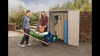 Lifetime 53 Cubic Feet Vertical Storage Shed | Model 60280 | Features & Benefits Video