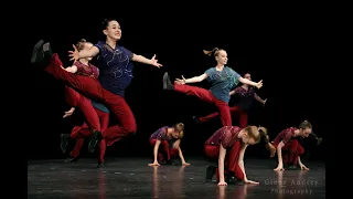 "В современных ритмах", ансамбль "Школьные годы". "In Modern Rhythms", "School Years" Ensemble.