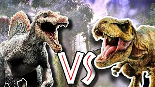 T-rex VS Spinosaurus| Wie wahr ist Jurassic Park III❓🦖