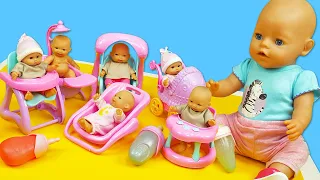 Baby Annabell ja UUDET vauvanuket - Vauvanuken makuuhuone ja lasten video