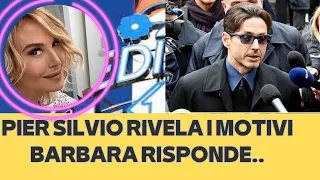 POMERIGGIO 5 : LA RIVELAZIONE DI PIER SILVIO DIETRO LA CHIUSURA E BARBARA D'URSO ROMPE IL SILENZIO!