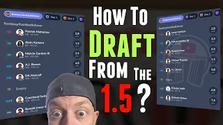 How to draft from the 1.5 pick in fantasy football 2020!
