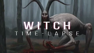 Witch - Digital painting time-lapse