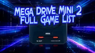 Sega Mega Drive Mini 2 Full Game List Pre-Order NOW!!