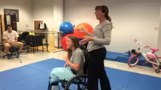 8 - Getting the Wheelchair Upright after falling backwards