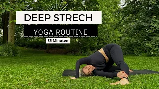 Deep Stretch Yoga  Routine | Den Körper dehnen | Entspannung | Beweglichkeit