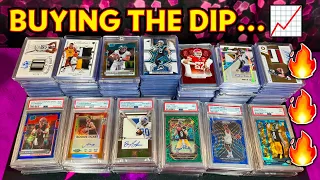 *BUYING THE DIP!📈 I SPENT OVER $5,000+ ON SPORTS CARD COLLECTIONS!🤑🔥