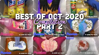 ASMR (Part 2) Best of Oct 2020 Previews - Sponge Squeezing Compilation [Timestamps in description]