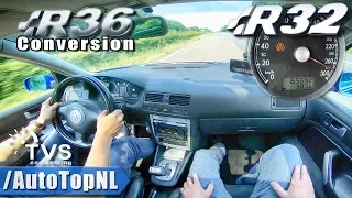 415HP VW Golf R32 SUPERCHARGED 3.6 VR6 | TVS ENGINEERING | 280km/h on AUTOBAHN by AutoTopNL