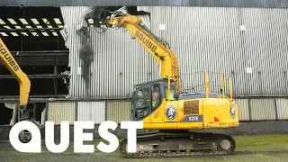 The Squibb Demolition Boys Start On An Old Anglesey Smelting Plant | Part 1 of 4 | Scrap Kings