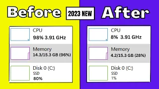 How To Fix High RAM/Memory/CPU/DISK Usage on Windows 11/10 (2023)