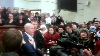 Выступление депутата Полывянного в захваченной Донецкой ОГА (03.03.14) Часть 1