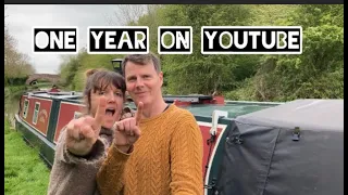 One year on Youtube | and making art on the move | Narrowboat dwelling artists. ep. 33