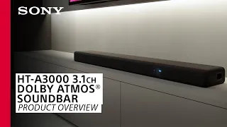 Sony | HT-A3000 3.1ch Dolby Atmos® Soundbar – Product Overview