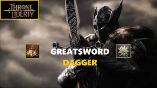 THRONE AND LIBERTY : Greatsword/Dagger Gameplay 2