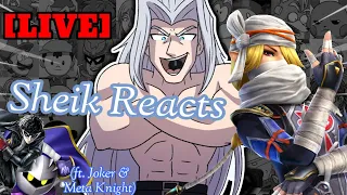 {LIVE} Sheik, Joker, and Meta Knight react to Reviving all the Smash Bros Fighters: The ENTIRE Arc