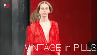 Vintage in Pills ANNA MOLINARI Fall 2001 - Fashion Channel