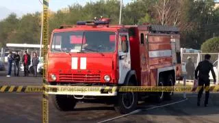 В Алматы столкнулись бензовоз, пассажирский автобус и Мерседес