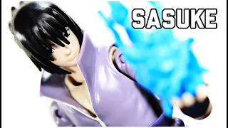 Anime Heroes Naruto Shippuden Sasuke Uchiha Action Figure Review Shonen Jump BANDAI America