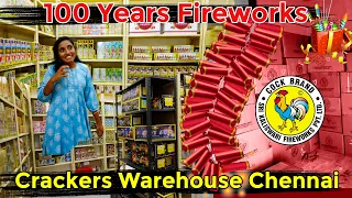 100 Yrs of Best Fireworks CockBrand, Chennai Warehouse at Sivakasi Price I Tastee with Kiruthiga