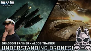 Understanding Drones, and Fitting the Dragoon/Algos Trainer!! || EVE Echoes Catskull Academy