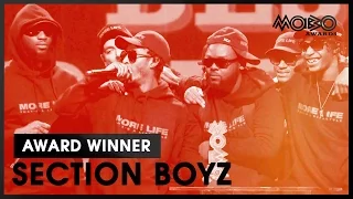 SECTION BOYZ | BEST HIP-HOP ACT acceptance speech at MOBO Awards | 2016 | MOBO