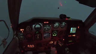 First Instrument approach in IMC at night, to minimums!