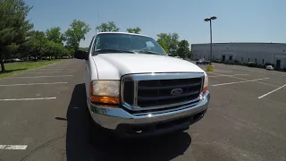 4K Review 1999 Ford F250 Super Duty XL 7.3L 6-Speed Manual 4WD Virtual Test-Drive & Walk-around