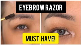 How to use eyebrow razor | DIY Brows 2020| Save money