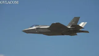 US Air Force Lockheed F-35 arrival at Athens Flying Week 2023