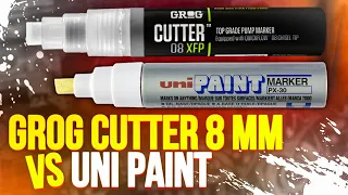 ОБЗОР МАРКЕРОВ ДЛЯ ГРАФФИТИ | GROG CUTTER 8 MM VS АНАЛОГ UNI PAINT PX - 30 | CHEZA SHOP