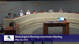 May 23, 2024 Bloomington Planning Commission Meeting