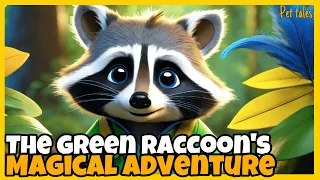 The Adventures of the Green Raccoon/ Bedtime Stories for Kids in English