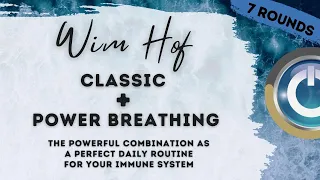 Wim Hof breathing | combination with power breathing  | Your daily immune system activation routine