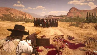 RDR2 - That's why gatling Maxim is the deadliest weapon in the game