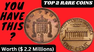 "TOP TWO Millionaire Pennies: ONE CENT 1973 or ONE PENNY 1973: Potentially Worth Millions!