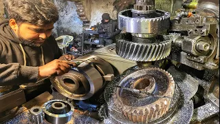 This Mechanic did a very rare job of repairing the gear with a very rare technique