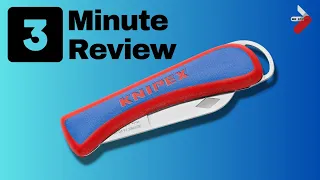 Toughest folder? Knipex Electricians Folding knife  - 3 minute Review #knipex  #edc