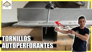 🔶Tipos de TORNILLOS AUTOPERFORANTES para METAL🔶