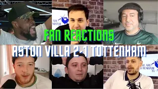 Fan Reactions Aston Villa 2-1 Tottenham | Fan Reactions