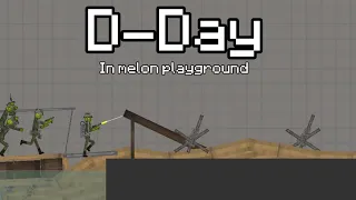 D-Day in melon playground || {Allied invasion} WW2