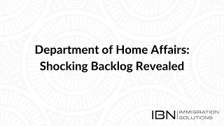 Department of Home Affairs - South Africa: Shocking Backlog Revealed