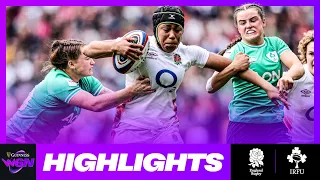 HIGHLIGHTS | ENGLAND V IRELAND | 2024 GUINNESS WOMEN’S SIX NATIONS RUGBY