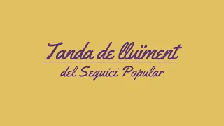Tanda de lluïment del Seguici Popular . Santa Tecla 2022