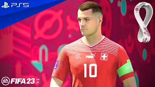 FIFA 23 - Switzerland v Cameroon - World Cup 2022 Group Stage Match | PS5™ [4K60]