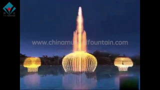 Demo - Big musical and dancing fountain design in Bali Island, Indonesia